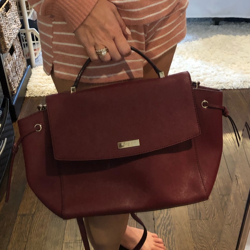 Kate Spade Tote - maroon